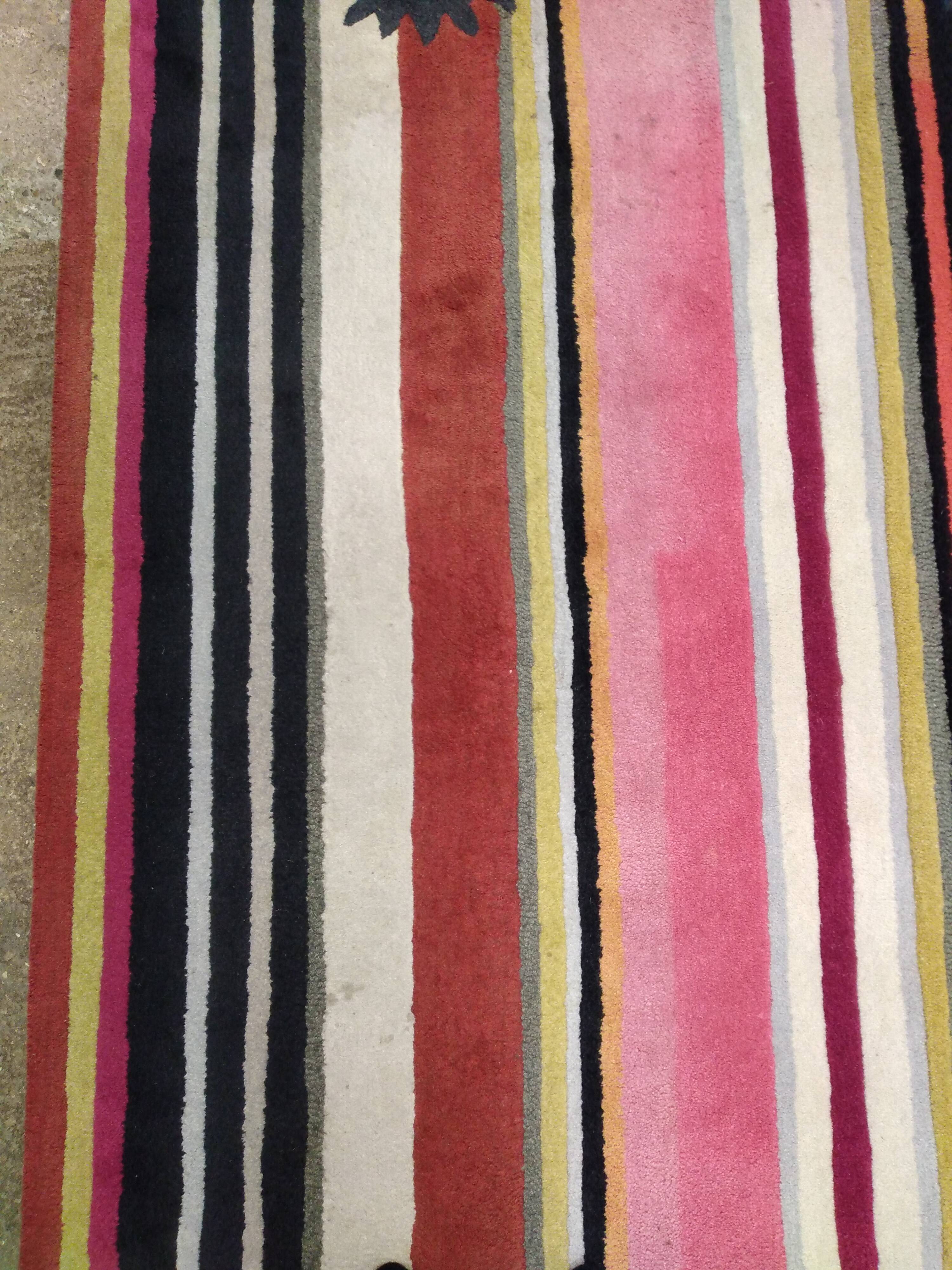 Kenzo rug "red pigalle" vintage
