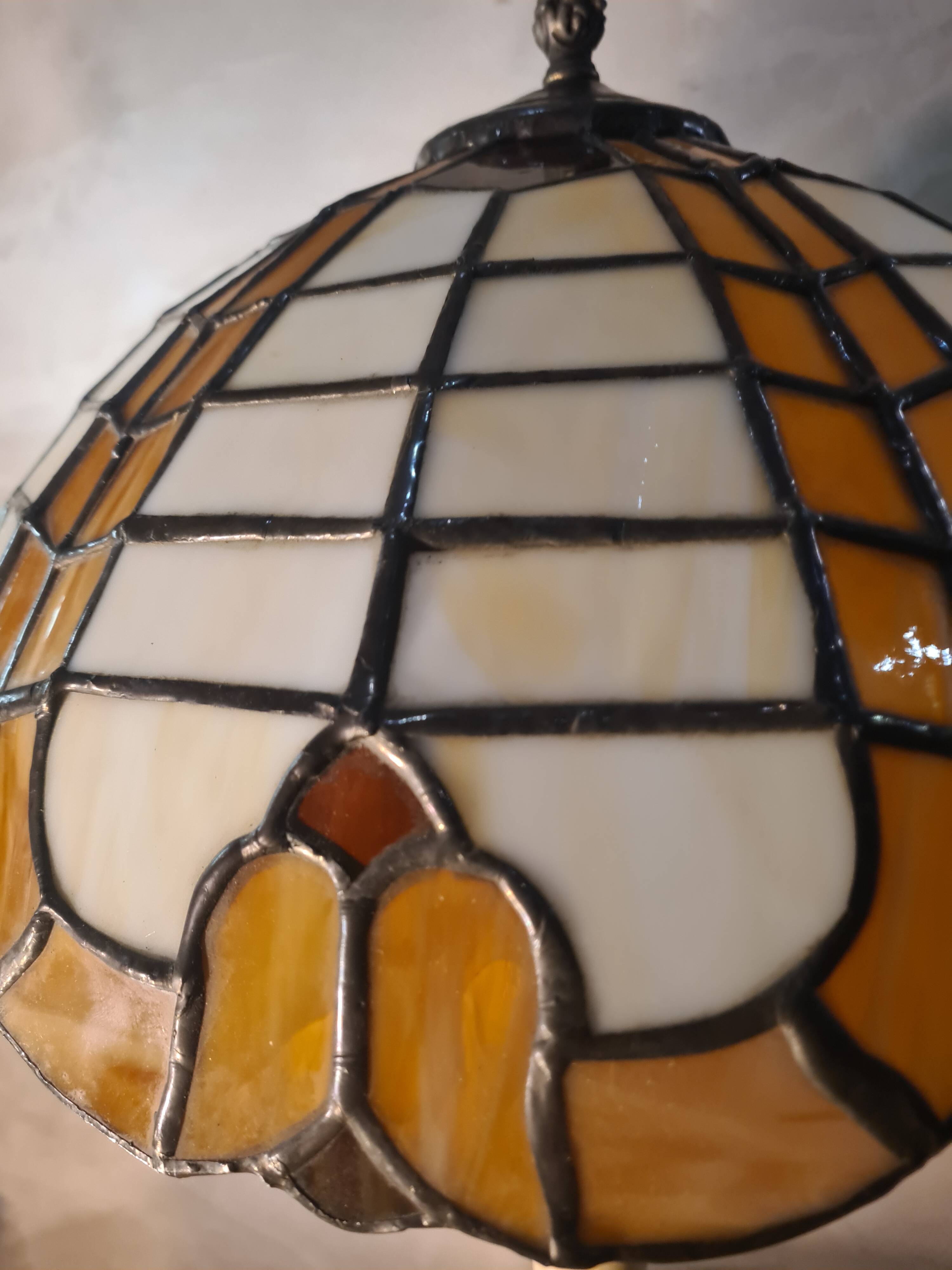 Empire lamp in bronze and marble, large size 70x43, 6kg, and a superb lampshade.