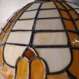 Empire lamp in bronze and marble, large size 70x43, 6kg, and a superb lampshade.