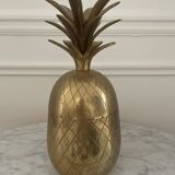 Solid brass pineapple container