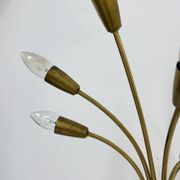 Mid-century brass wall light sconce, 1950s