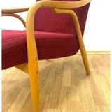 Retro TON armchairs by Antonín Šuman, bentwood, 1960s