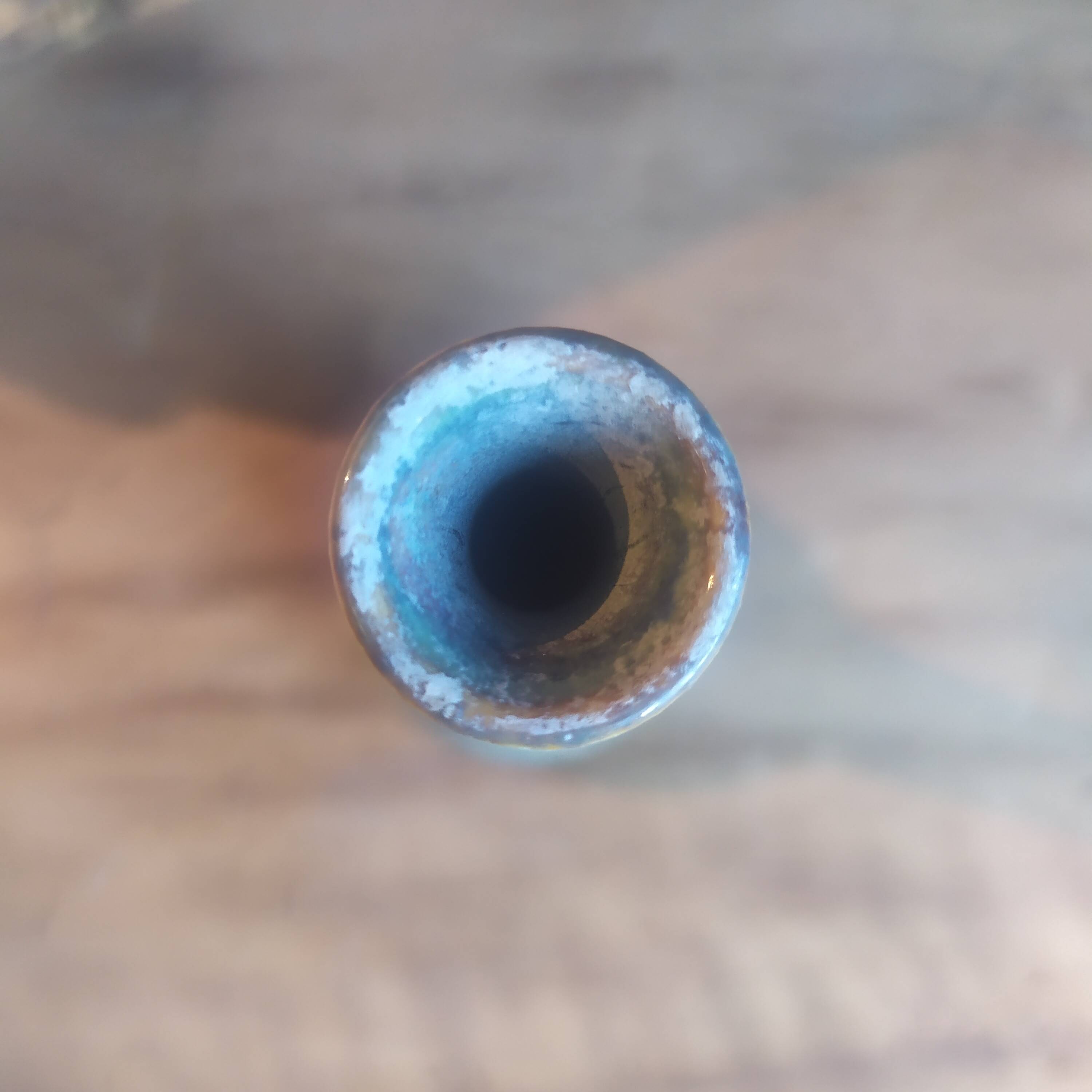 Balsam-shaped soliflore in enamelled stoneware