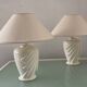 Paire de lampes vintage en céramique