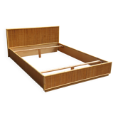 two-seater in rattan signed Dal Vera