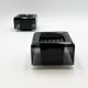 Paire de cache-pots Space Age noirs par Anna Mazzucchelli pour Vastill, Italie
