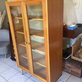 Scandinavian vintage bookcase display case