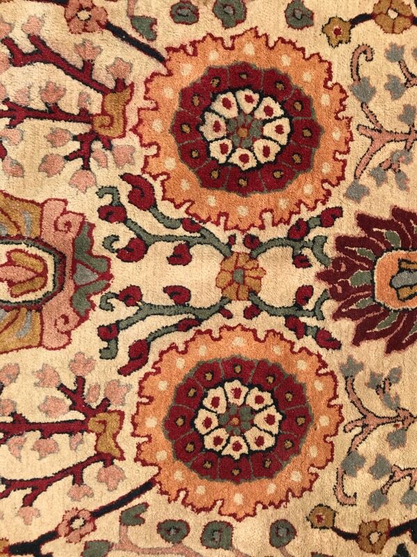 Ancient French rug   handmade 200x 300cm