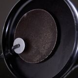 Lampe de table noire mate avec capuchon sphérique