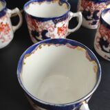 Antique Adderley & Co Lisbon pattern bon china set of 6 tea cups