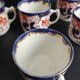 Antique Adderley & Co Lisbon pattern bon china set of 6 tea cups