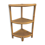 Corner Wicker shelf