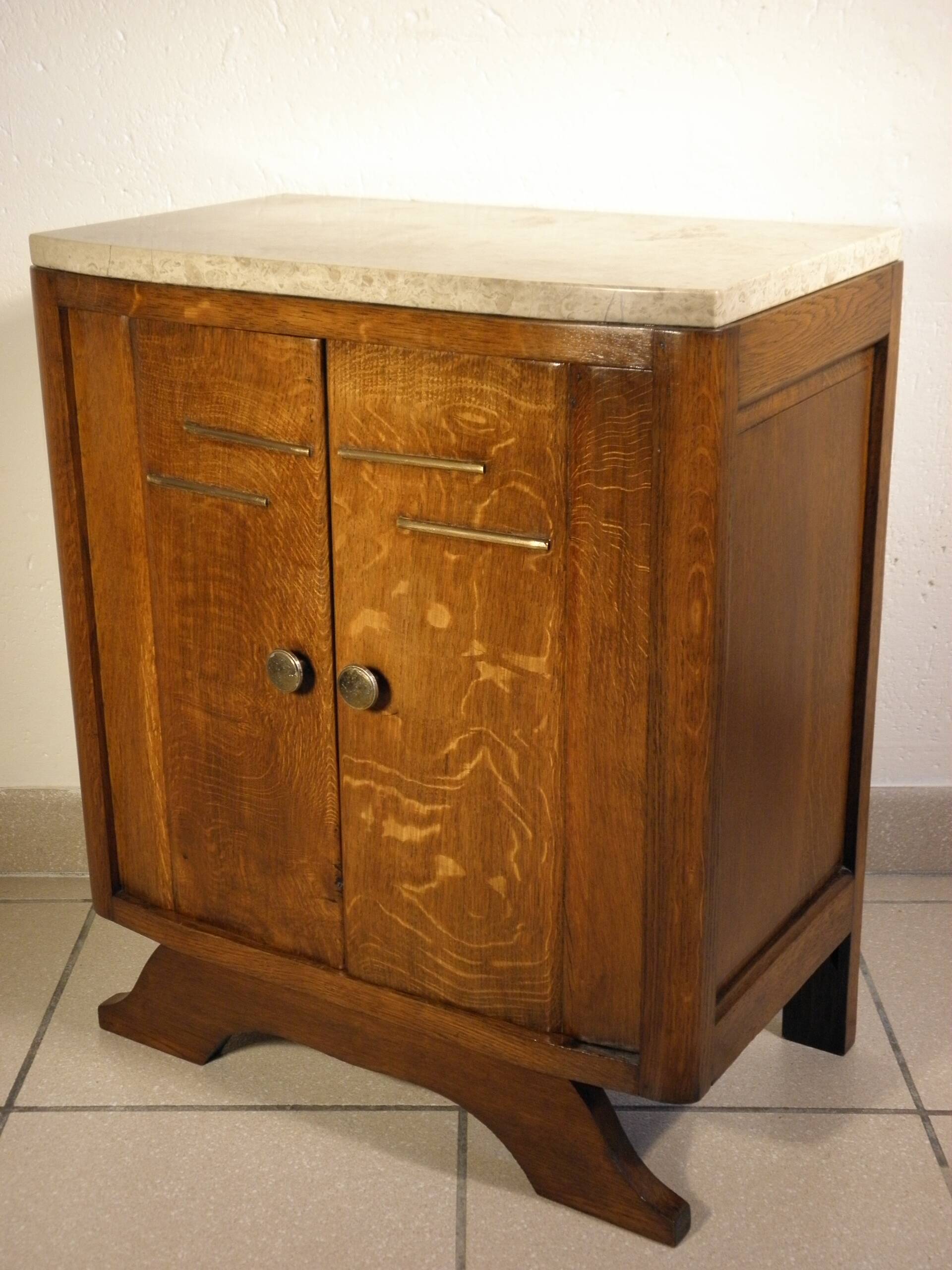 Art Deco bedside table from the 1940s
