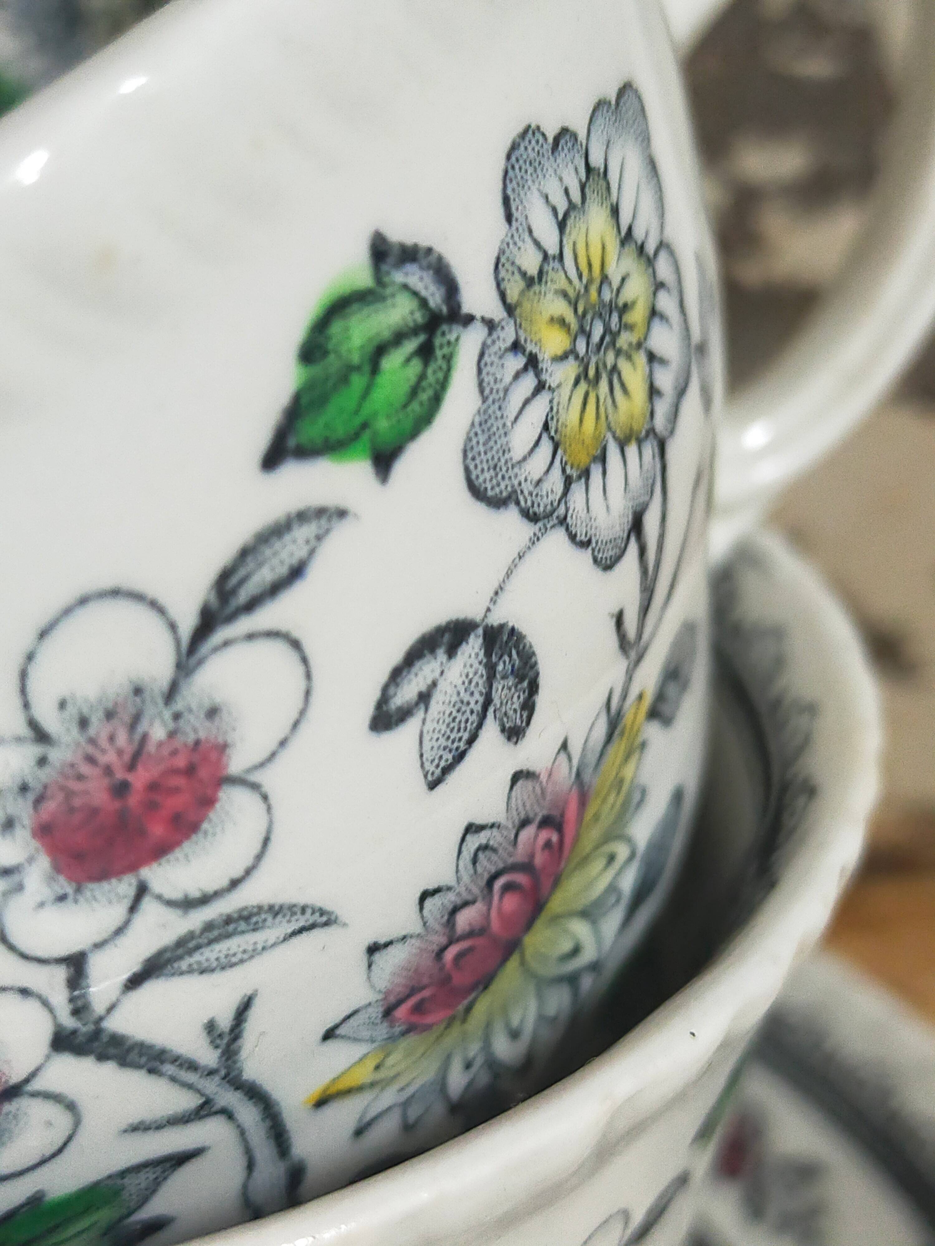 Two vintage wood & sons english lunches "dorset" service