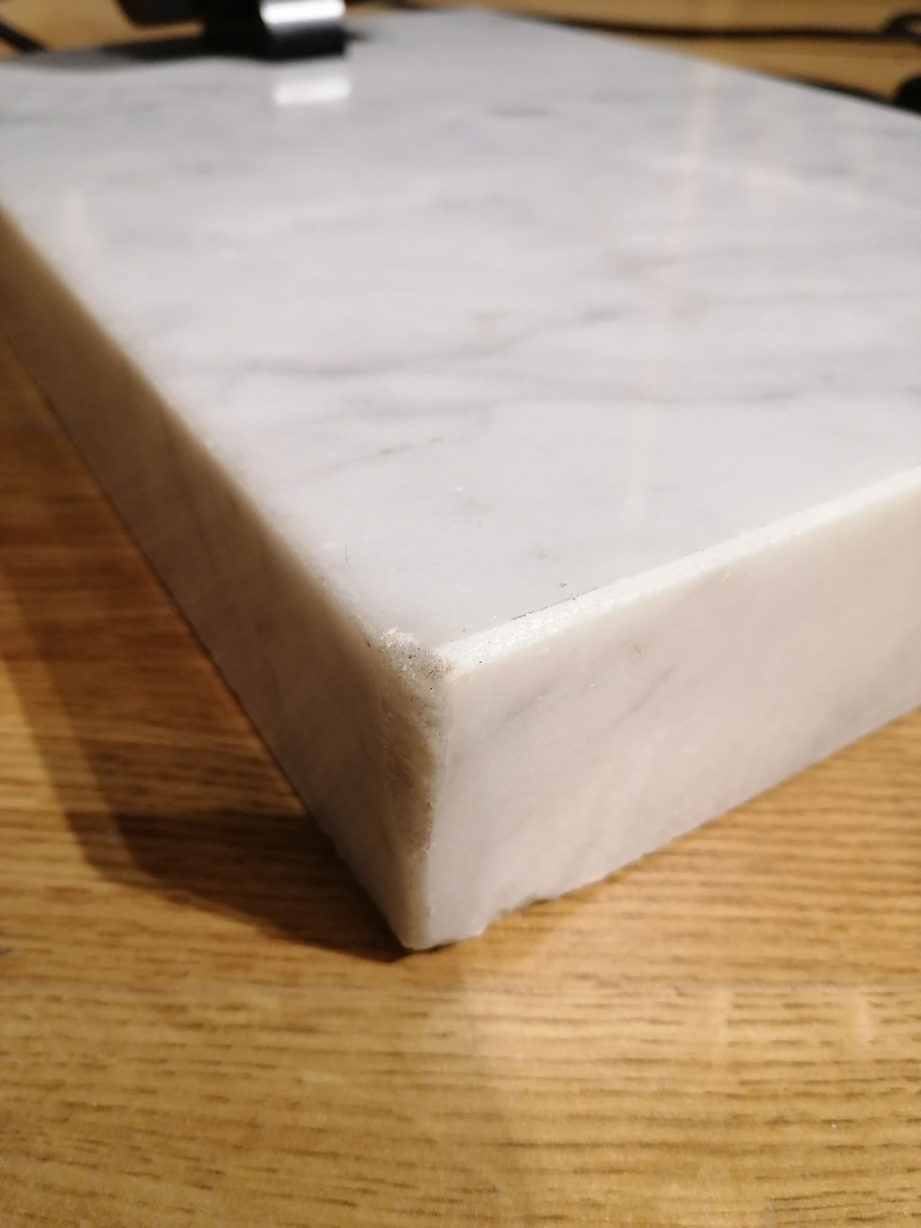 Arc floor lamp with marble foot, 60s