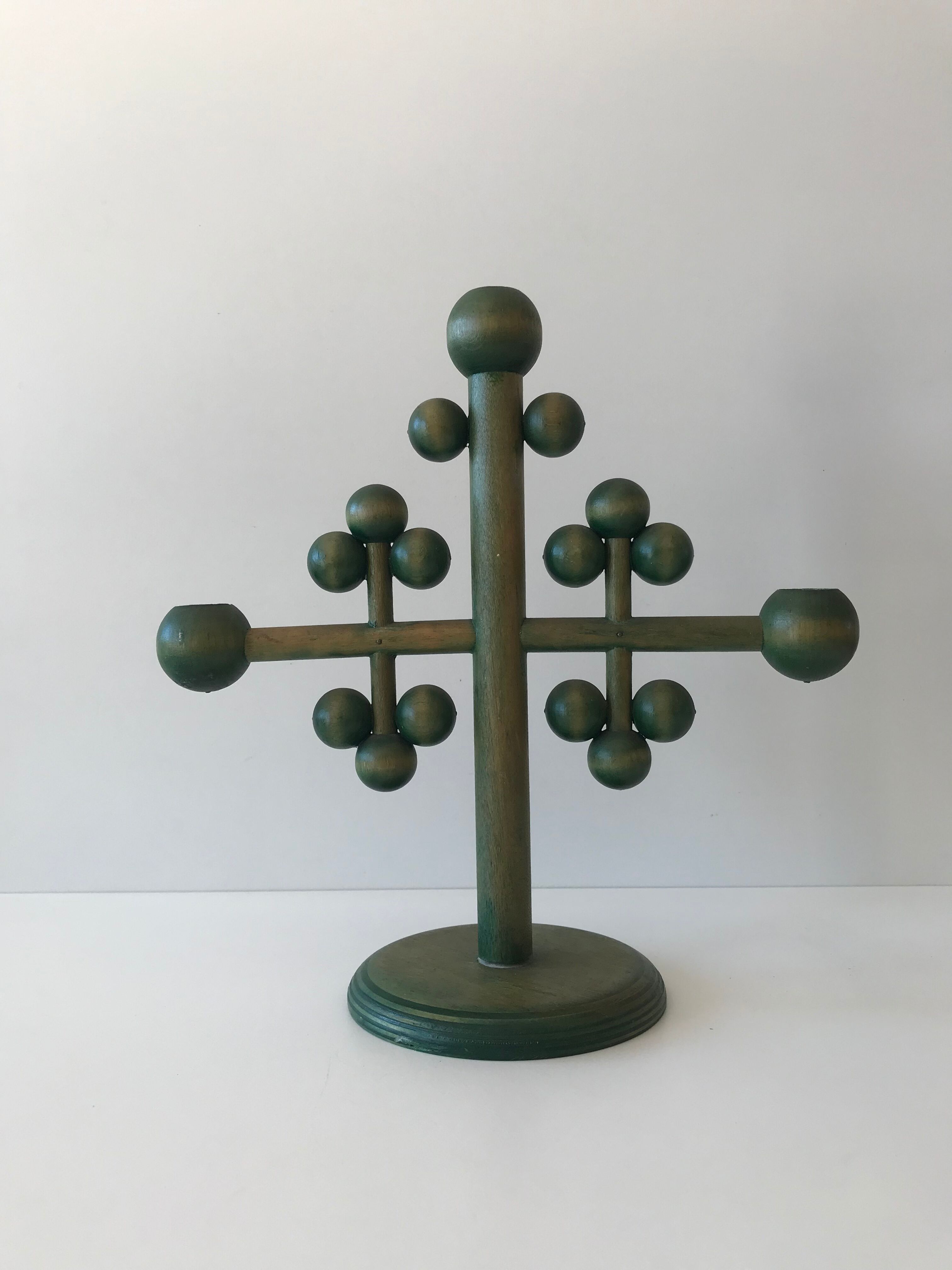 Finnish wooden candlestick
