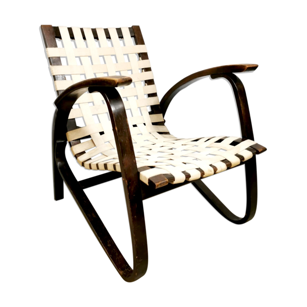 Fauteuil lounge vintage de Jan Vanak pour UP Zavodny