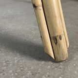 Round bamboo table