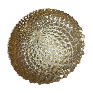 Plafonnier ambrée art déco