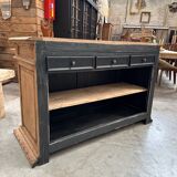 Late 19th century counter in solid oak