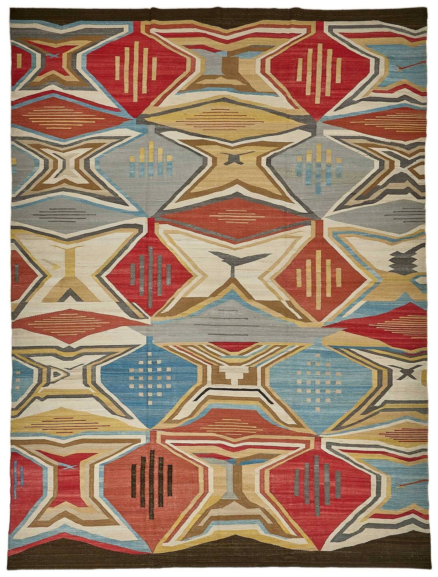 Contemporary Tribal Decorative Kilim 313 cm x 418 cm