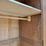 Old hardware cabinet in pitch pine - Early 20th century - Sandblasted