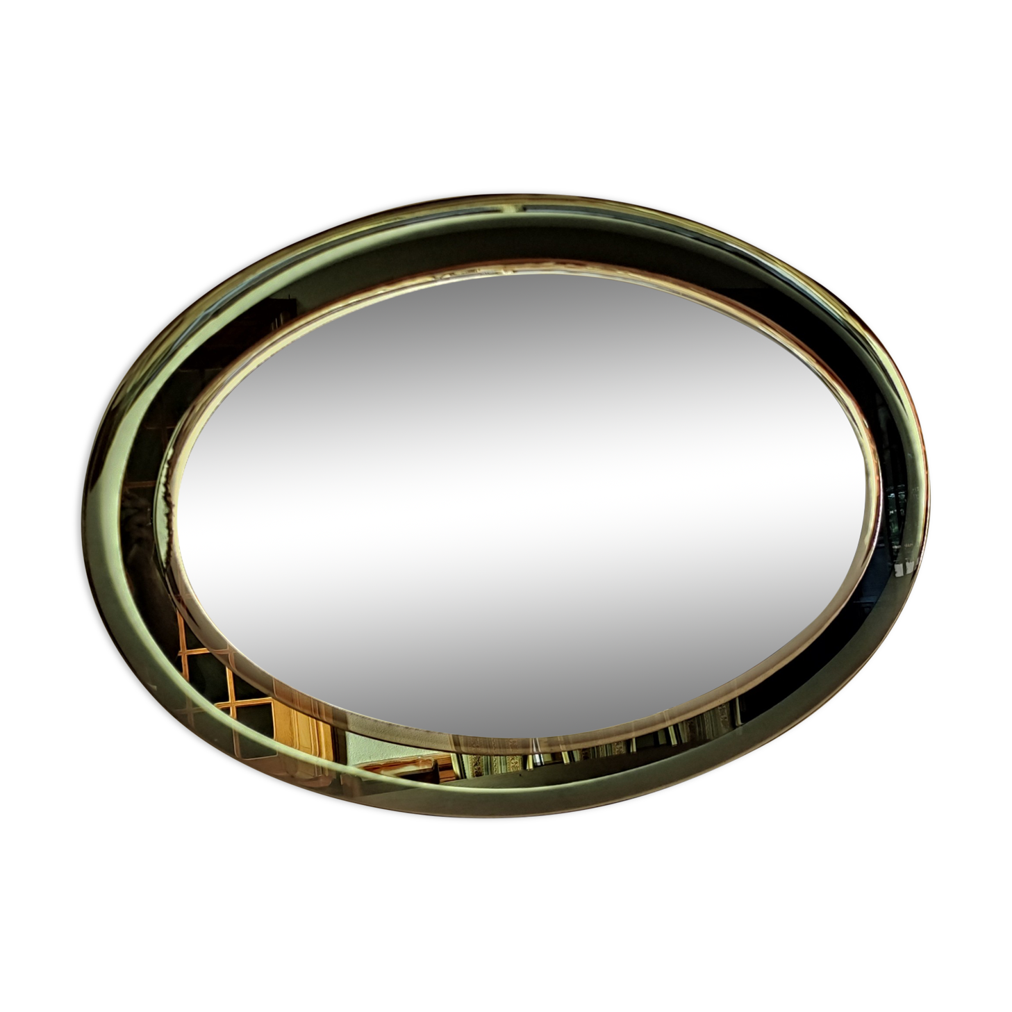 Vintage oval mirror