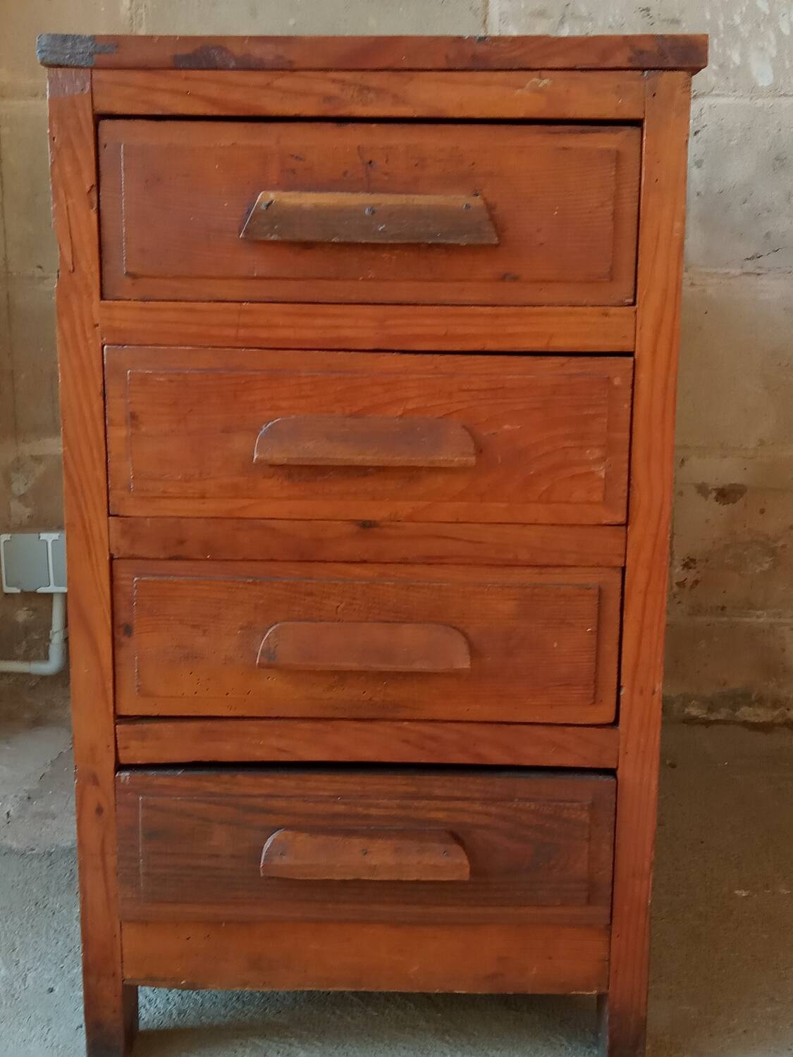 Antique office furniture, 4 drawers