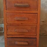 Meuble de métier, de bureau ancien 4 tiroirs