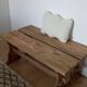 Paire de bancs anciens