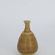 Small Mid-Century Scandinavian Modern Collectible Brown Stoneware Vase by Gunnar Borg, Set of 4
