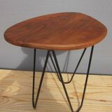 Tripod coffee table base pin