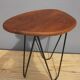 Tripod coffee table base pin