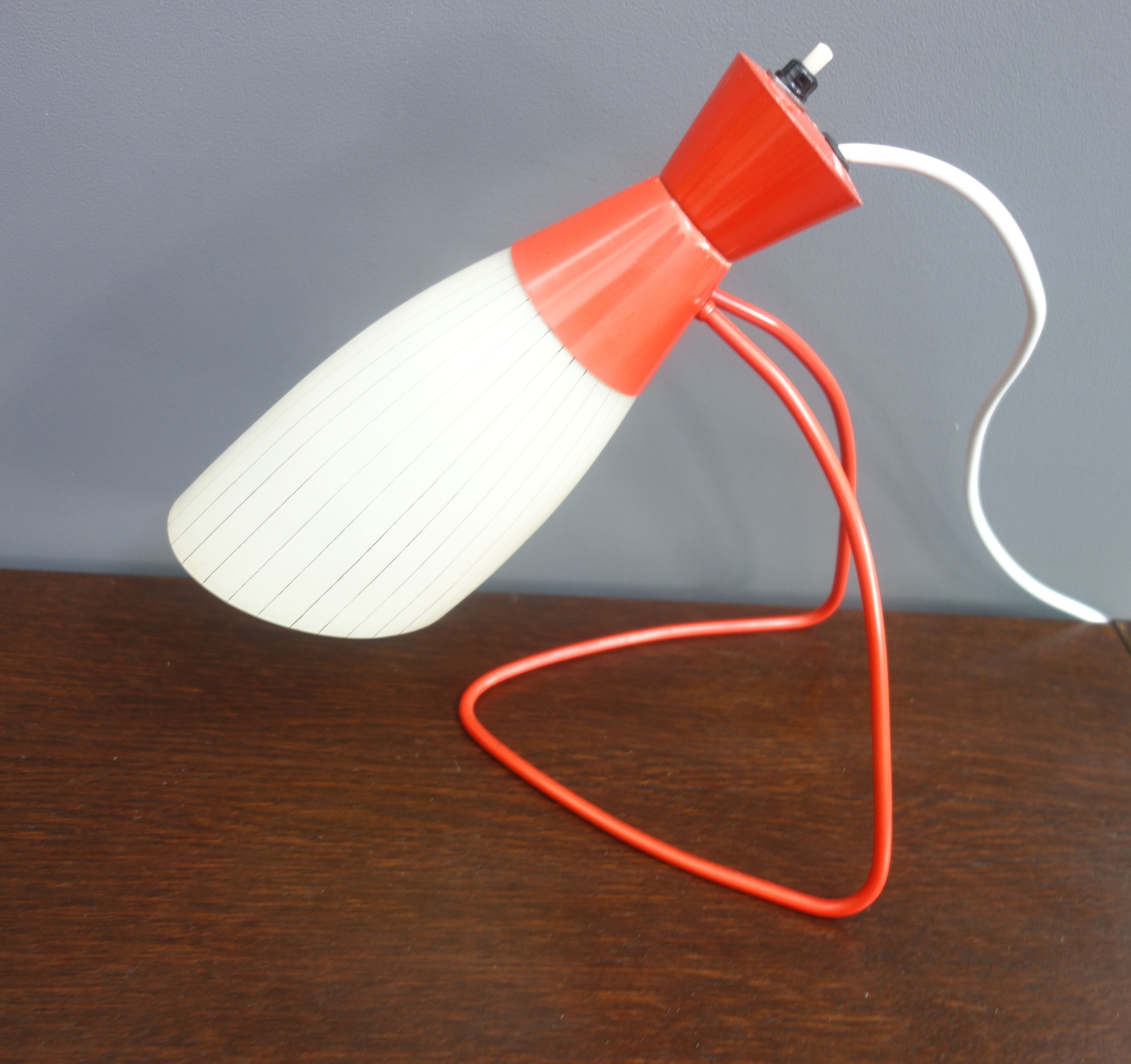 Josef Hurka desk lamp model 1621 by Napako 1960