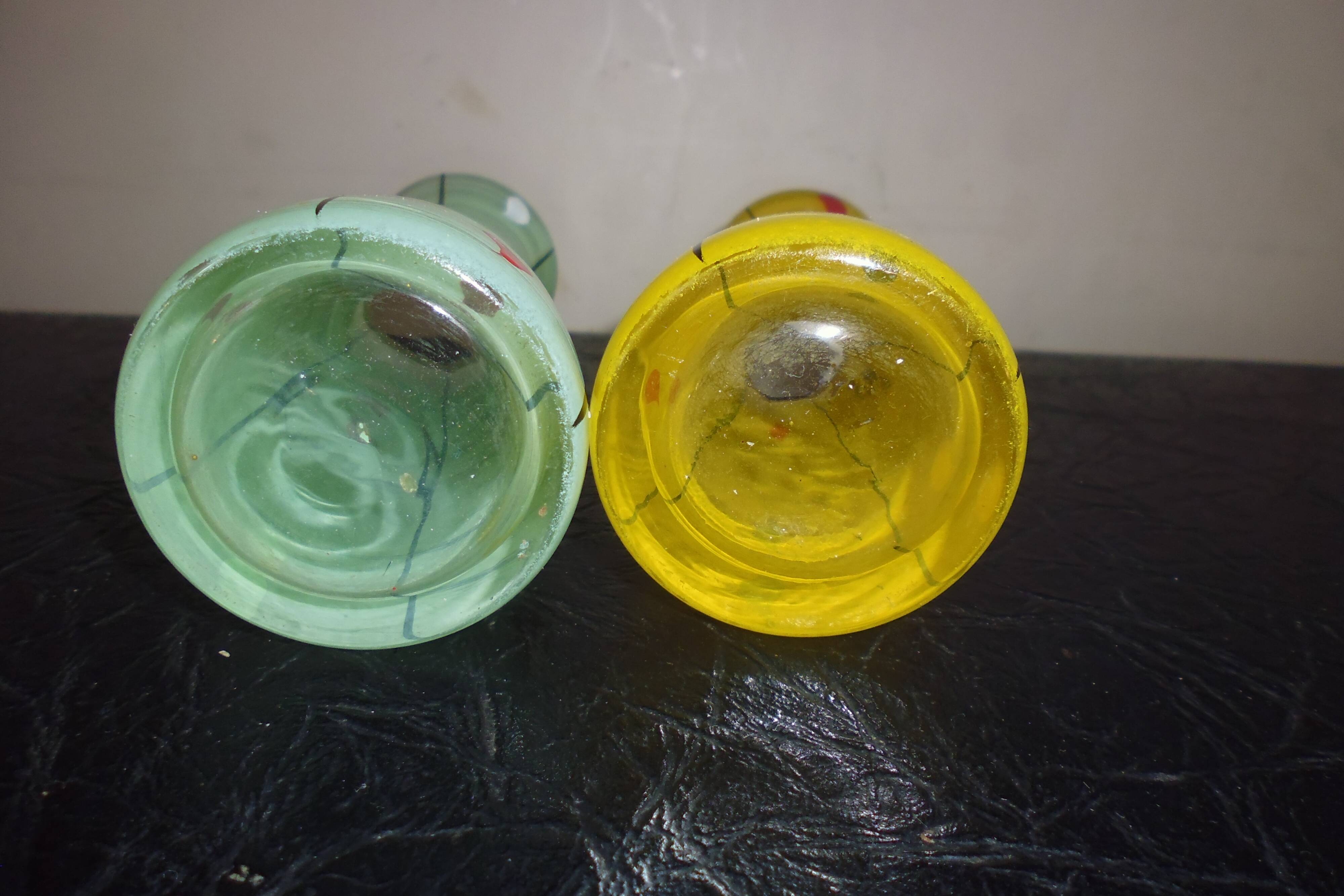 Duo of small vase soliflore vintage from the 50s