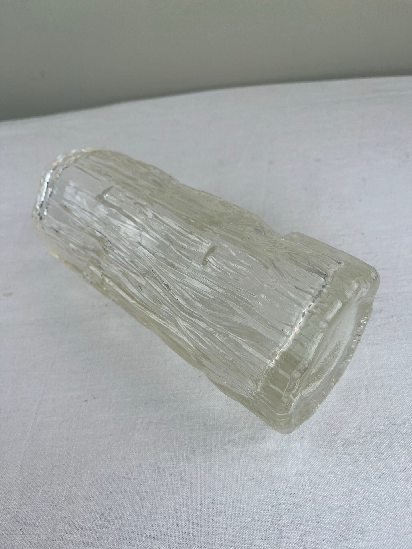 "Glass cascade vase"