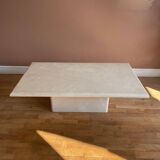 Table basse travertin