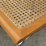 Chaise de design Cesca modèle B32 en chrome