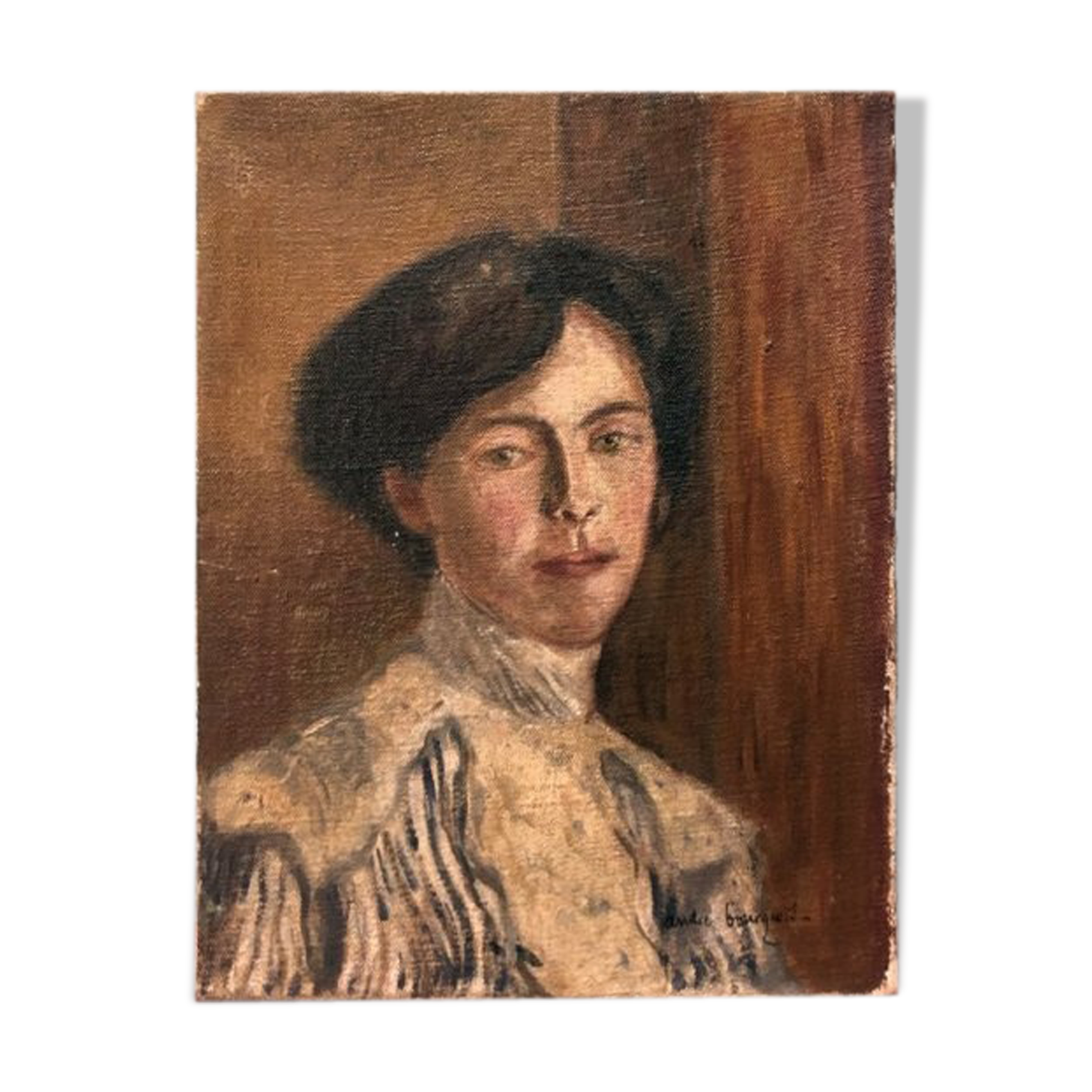 Signed 1905 Women's Portrait Painting
