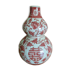 Vase chinois forme Gourde - double