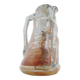Vintage ceramic stoneware pitcher from the 1950s-1960s design.