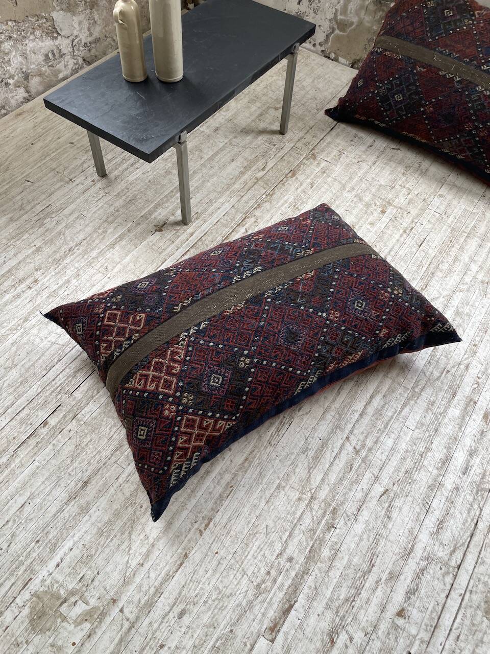 Paire de coussins XXL Kilim vintage