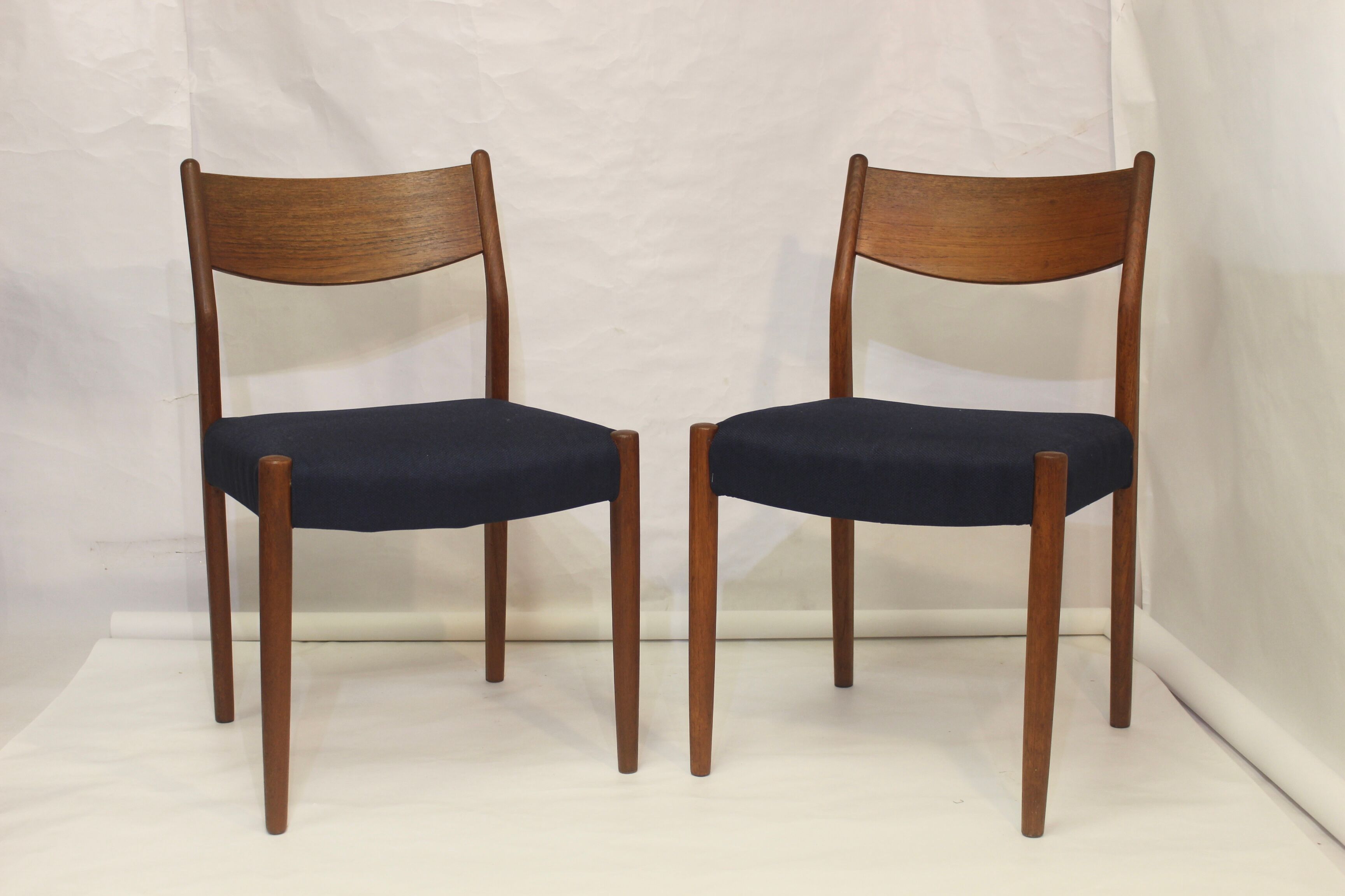 Set de 4 chaises en teck Cees Braakman pour Pastoe 1960.