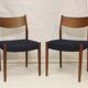 Set de 4 chaises en teck Cees Braakman pour Pastoe 1960.