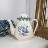 Tea service Louis XV in Earth of Gien Iron Earth