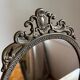 Brass table mirror psyche