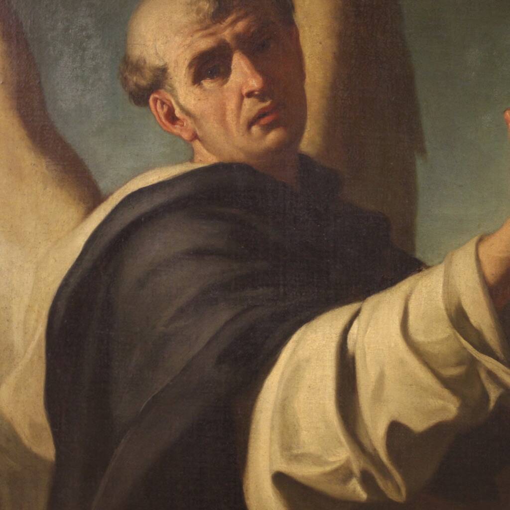 Great 18th century Italian painting, Saint Vincent Ferrer