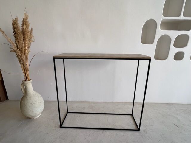 FLORENCE MARBLE CONSOLE BEIGE DIMENSION L100 X D30 X H85