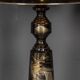 Mid 20thc japanese pair of lacquered table lamps c.1960