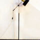 Directional lamp in golden, chromed, marble metal. Italy 60s